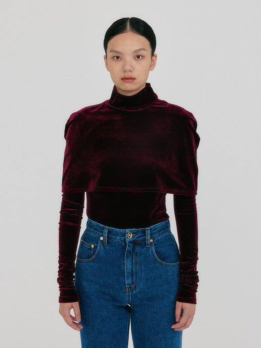 Eenk Zyer Layered T-shirt - Burgundy