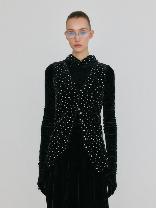 Eenk Ziva Transformative Starry Vest - Jazzy Black