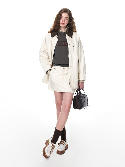 Grove 24Fw Render Work Skirt