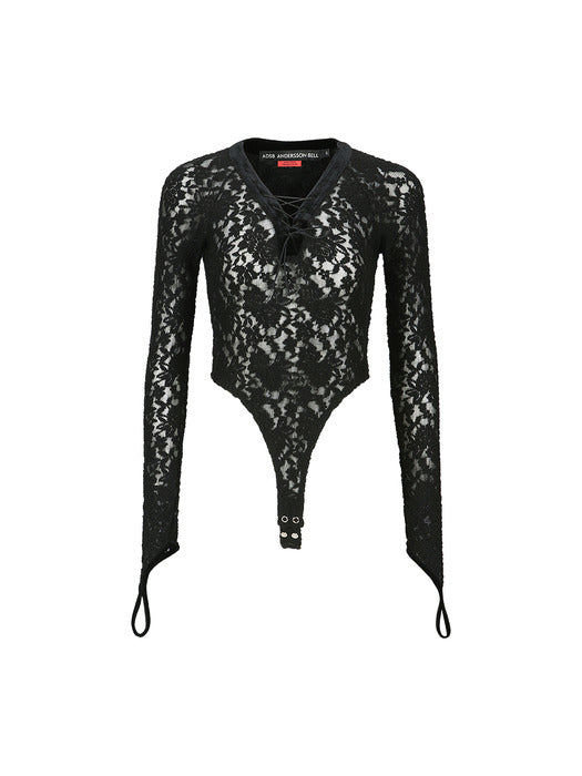 [andersson bell] ROSE LACE BODYSUIT atb1192w(BLACK)