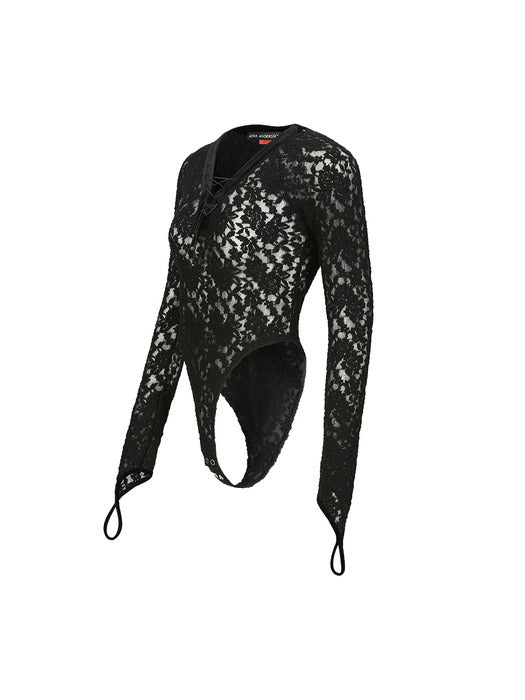 [andersson bell] ROSE LACE BODYSUIT atb1192w(BLACK)