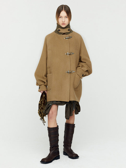 [andersson bell] OVERSIZED PEA COAT awa659w(CAMEL)