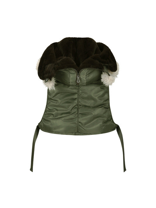 [andersson bell] N2B HOOD FLYER VEST awa658w(KHAKI)