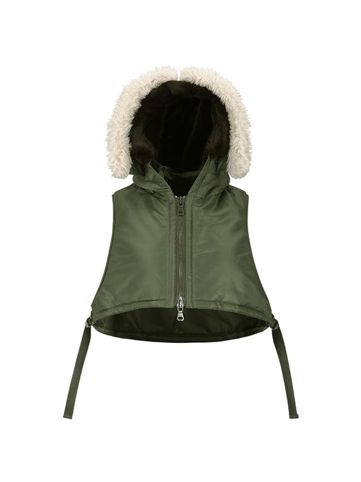 [andersson bell] N2B HOOD FLYER VEST awa658w(KHAKI)