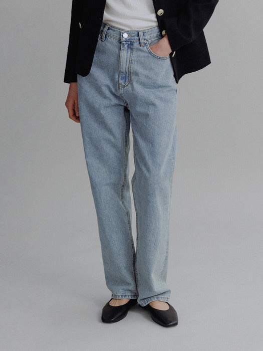 Mango Maniplease Mono Jeans Light Blue