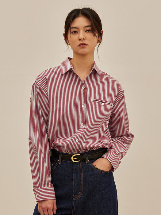 Wconcept_Mango_Maniplease Mango Maniplease Mull Stripe Shirt