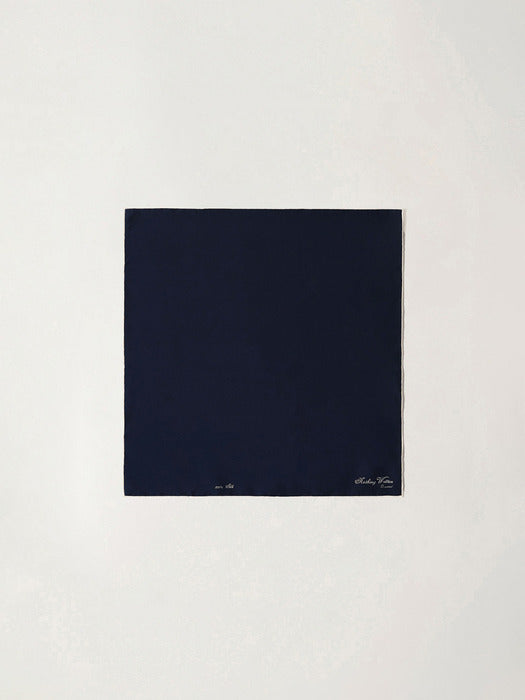 Nothing Written NW Silk scarf (Navy)