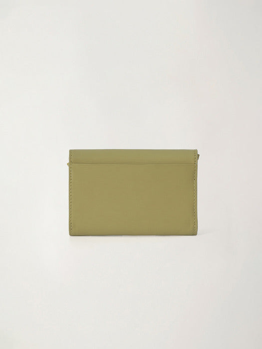Nothing Written Leather card holder (Olive)