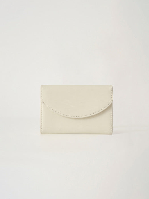 Leather card holder (Salt)