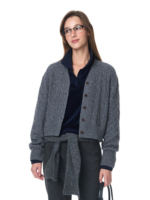 Grove 24Fw Presley Cable Cardigan