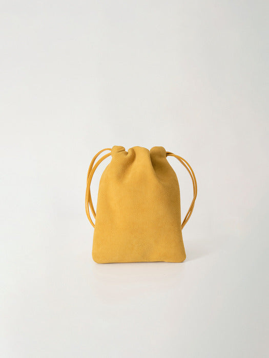 Nothing Written Fatu shoulder mini bag (Mustard suede)