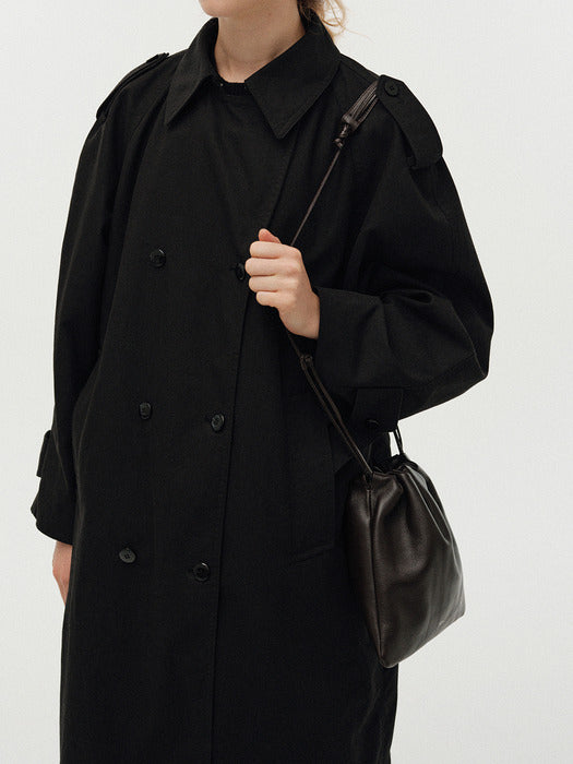 Fatu shoulder bag (Dark brown)