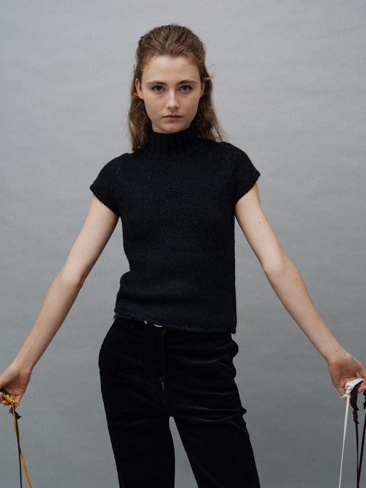 Nothing Written Benico half neck knit (Black)