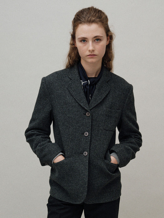 Nothing Written Bioni wool jacket (Dark gray)