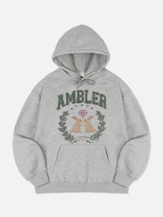 [ambler] Two rabbit Nordic Hoodie AHP1118 (Melange)