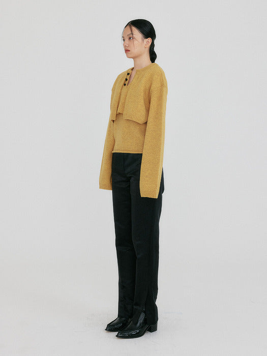 Eenk Znel Straight Pants - Black