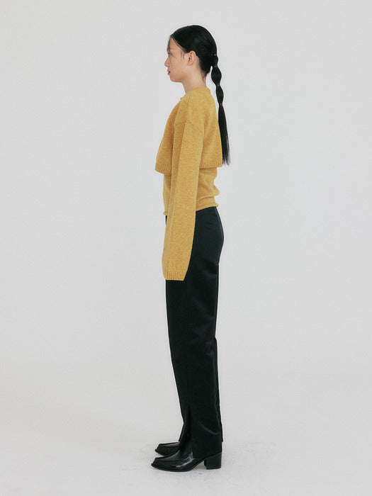 Eenk Znel Straight Pants - Black