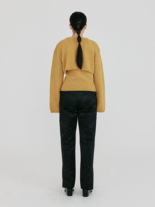 Eenk Znel Straight Pants - Black