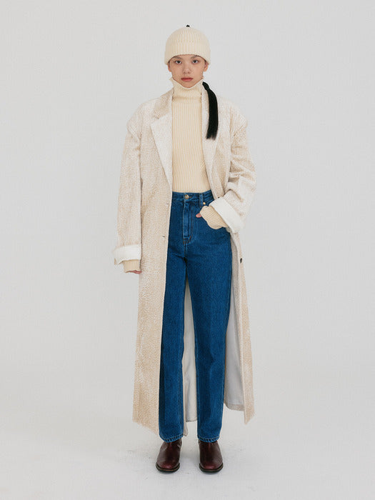 Eenk Zizz Transformative Long Coat - Ivory