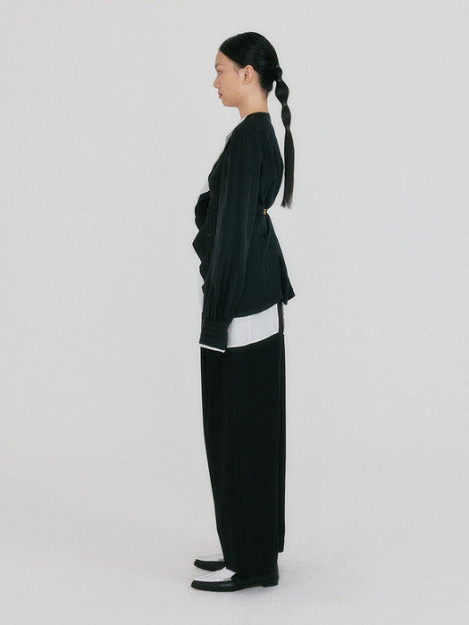 Eenk Zazz Layered Blouse - Black