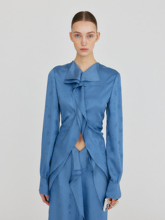 Eenk Zazz Layered Blouse - Blue