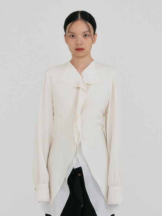 Eenk Zazz Layered Blouse - Ivory
