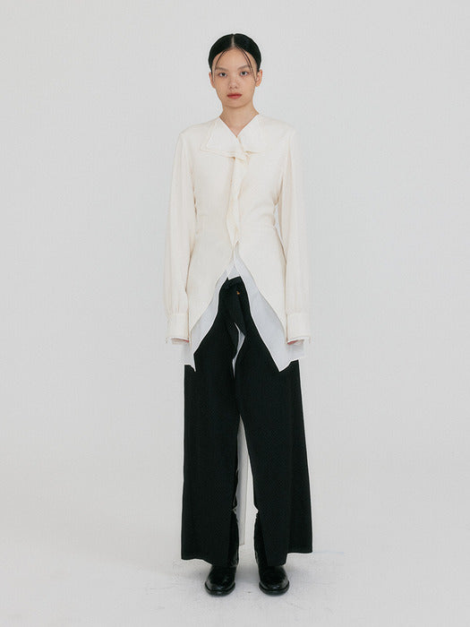 Eenk Zazz Layered Blouse - Ivory