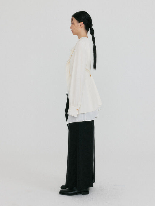 Eenk Zazz Layered Blouse - Ivory