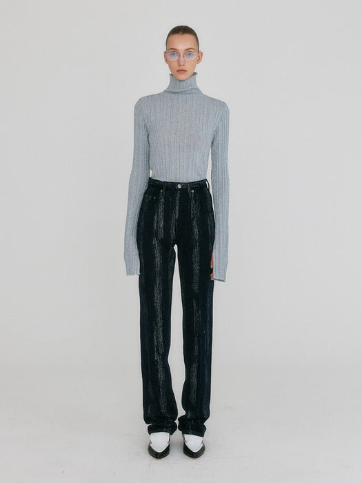 Eenk Zeria Classic Straight Pants - Navy