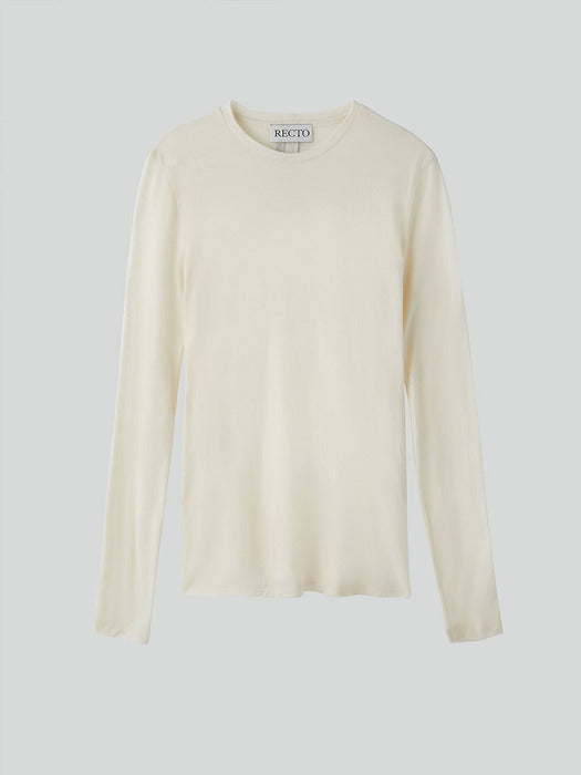 [recto] Overlay RC Jacquard Logo Jersey Top (2Colors)