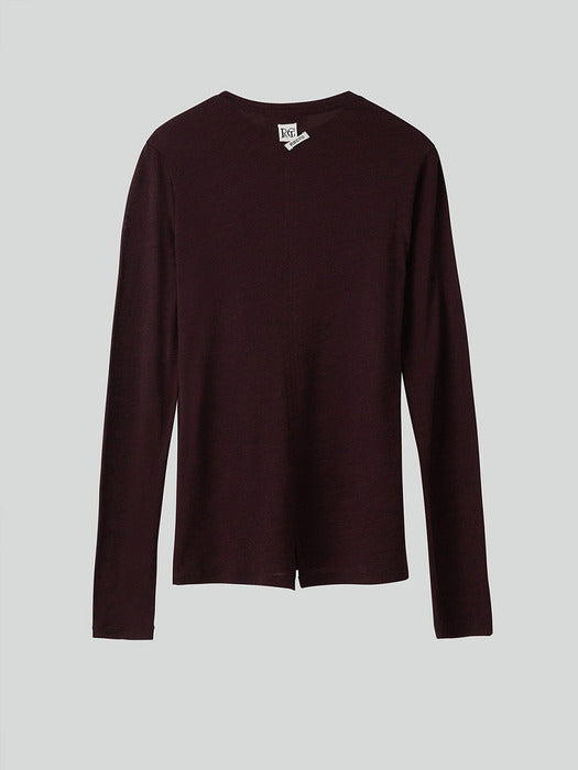 [recto] OVERLAY RC JACQUARD LOGO JERSEY TOP (2COLORS)