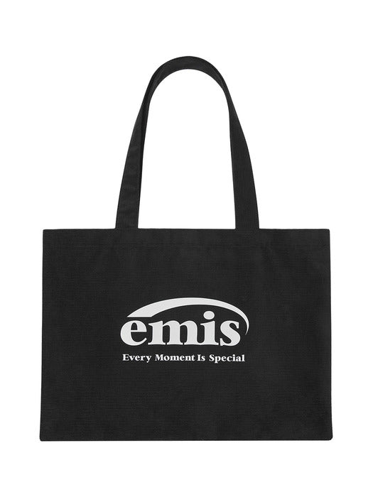 [emis] CORDUROY ECO BAG-BLACK