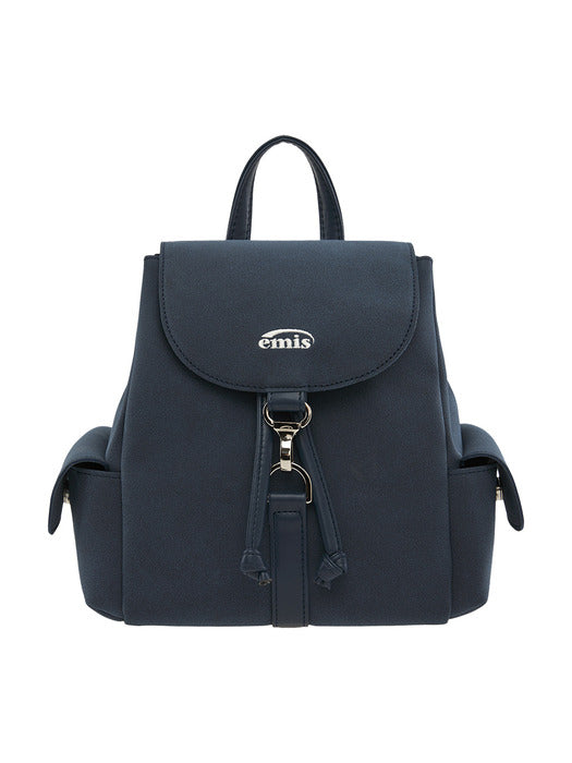 [emis] SUEDE BACKPACK-NAVY