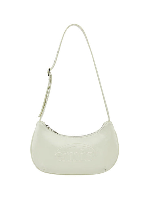 [emis] EMBOSSED MINI BAG-IVORY