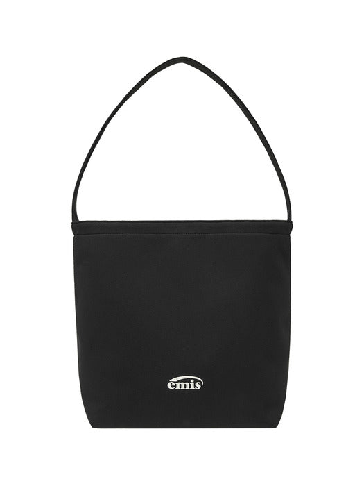[emis] JERSEY LARGE TOTE BAG-BLACK