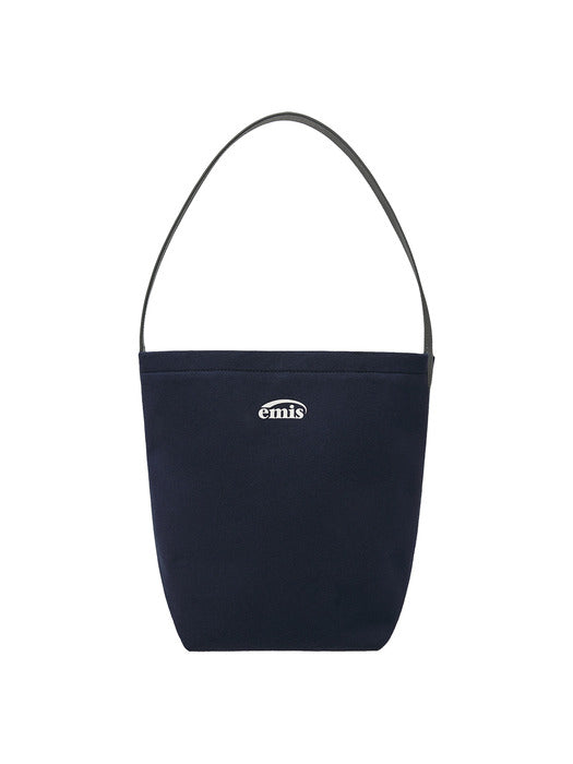 [emis] JERSEY MEDIUM TOTE BAG-NAVY