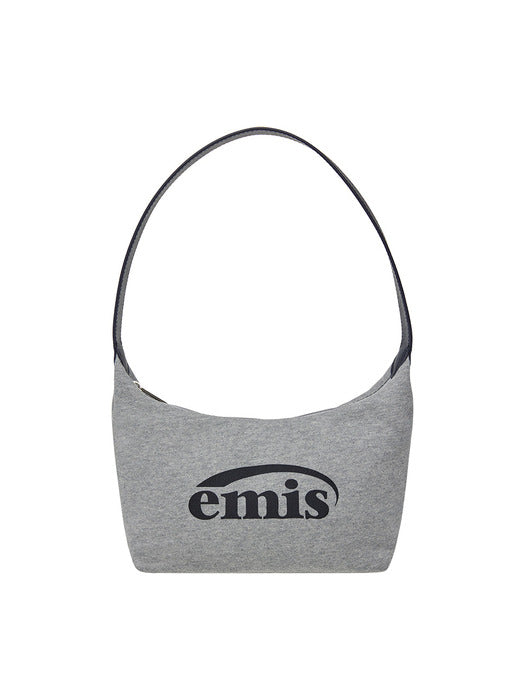 [emis] JERSEY HOBO BAG-GRAY