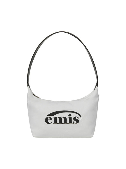 [emis] JERSEY HOBO BAG-WHITE