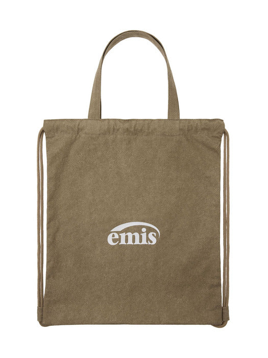 [emis] PIGMENT STRING BACKPACK-BEIGE