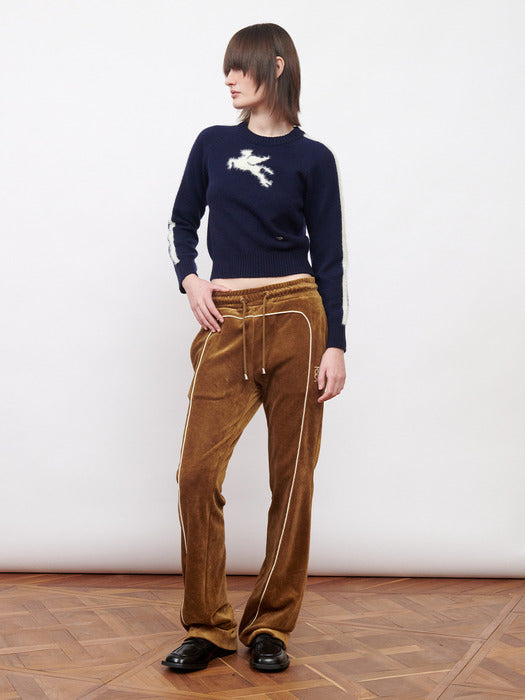 Kijun Pegasus Knit Pullover Navy