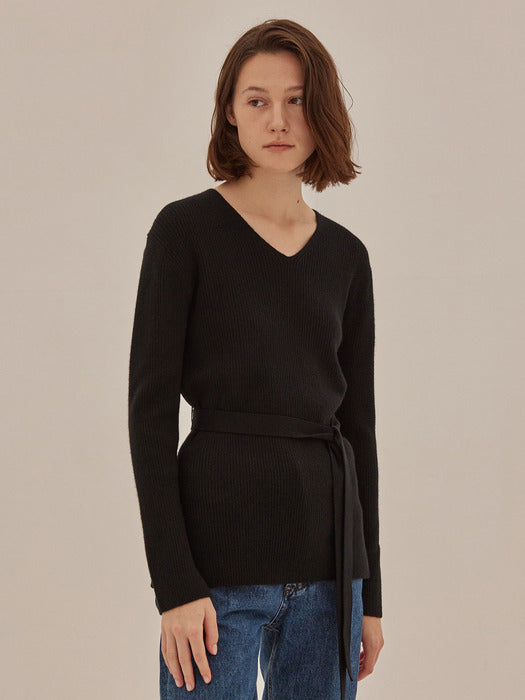 [wconcept_mango_maniplease] Adell V Knit (4colors)
