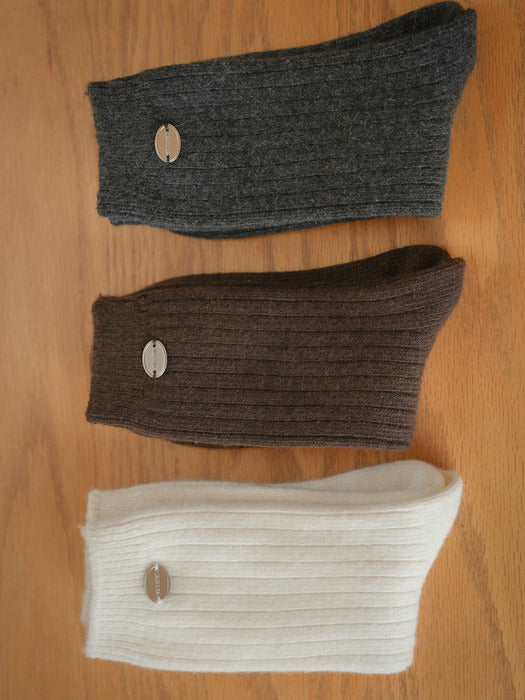 [TILLIDIE] TID Wool logo point socks[3color]