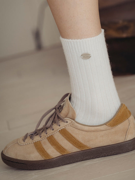 [TILLIDIE] TID Wool logo point socks[3color]