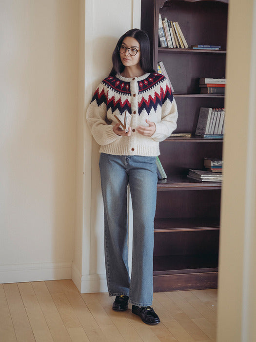 [TILLIDIE] Light sand washed denim pants_Blue