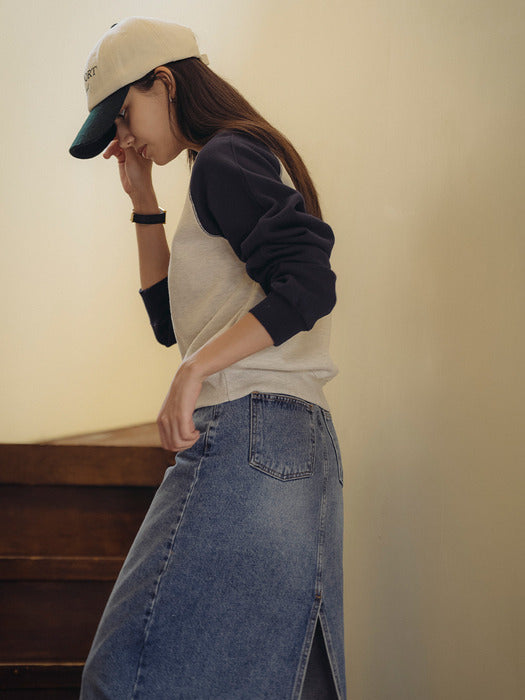 [TILLIDIE] Heart logo point coloring MTM_Navy