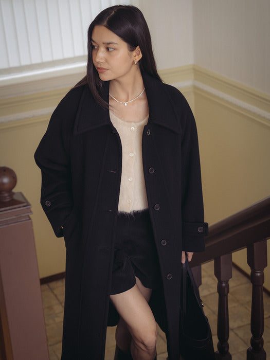 [TILLIDIE] Suri alpaca tie set romantic cardigan_Beige