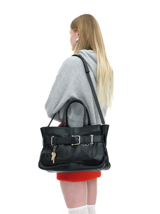 [osoi] TOTE BROCLE [STONE BLACK]