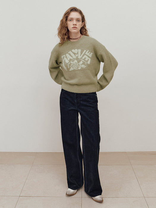 [raive] Velvetlike Denim Pants VJ4WL384_2color