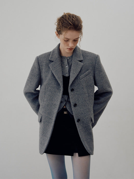 raive Hairy Alpaca Jacket VW4WJ035_2color - View 2