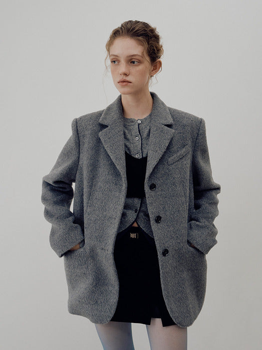 raive Hairy Alpaca Jacket VW4WJ035_2color - View 4